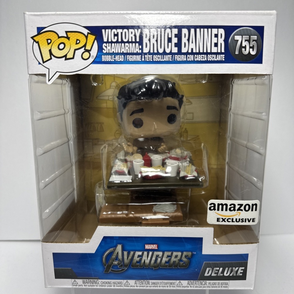 Funko Pop Marvel Avengers Victory Shawarma Bruce Banner Amazon Exclusive 755